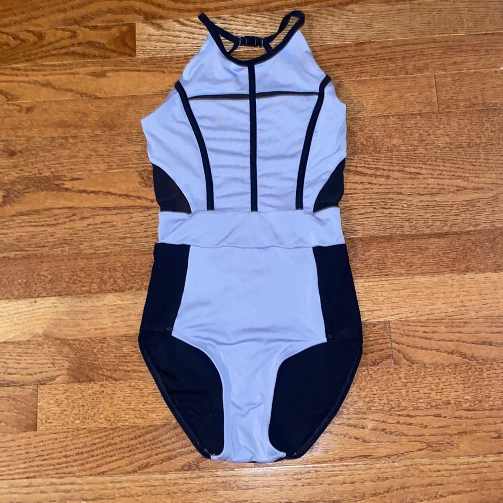 Jo+Jax Purple and Black Leotard